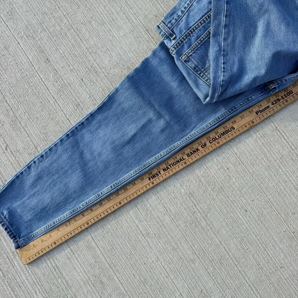 Vintage Y2K Levi's 550 Relaxed Fit Tapered Leg Jeans Mom Ladies 11 Jr M - Picture 12 of 13